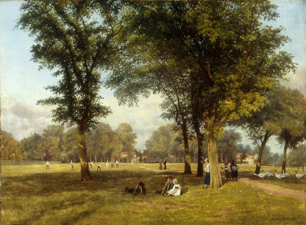Eftermiddag nära Sevenoaks, Kent, ca 1845 av Basil Holmes
