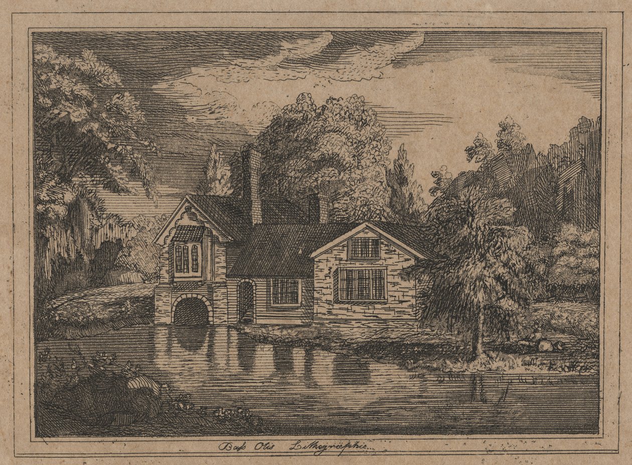 River Scene av Bass Otis