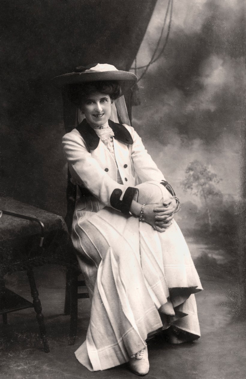 Decima Moore 1871-1964, engelsk skådespelerska, 1907. av Bassano Studio