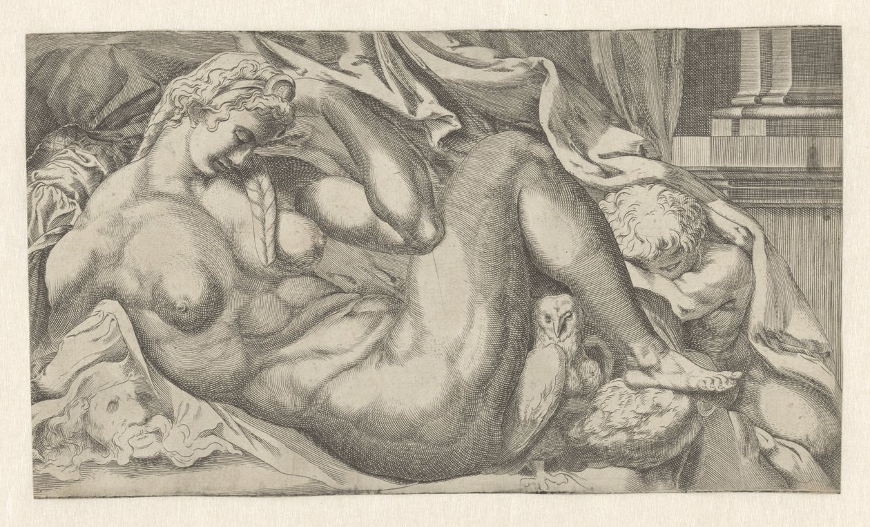 natt Natten av Battista Franco (attributed to)