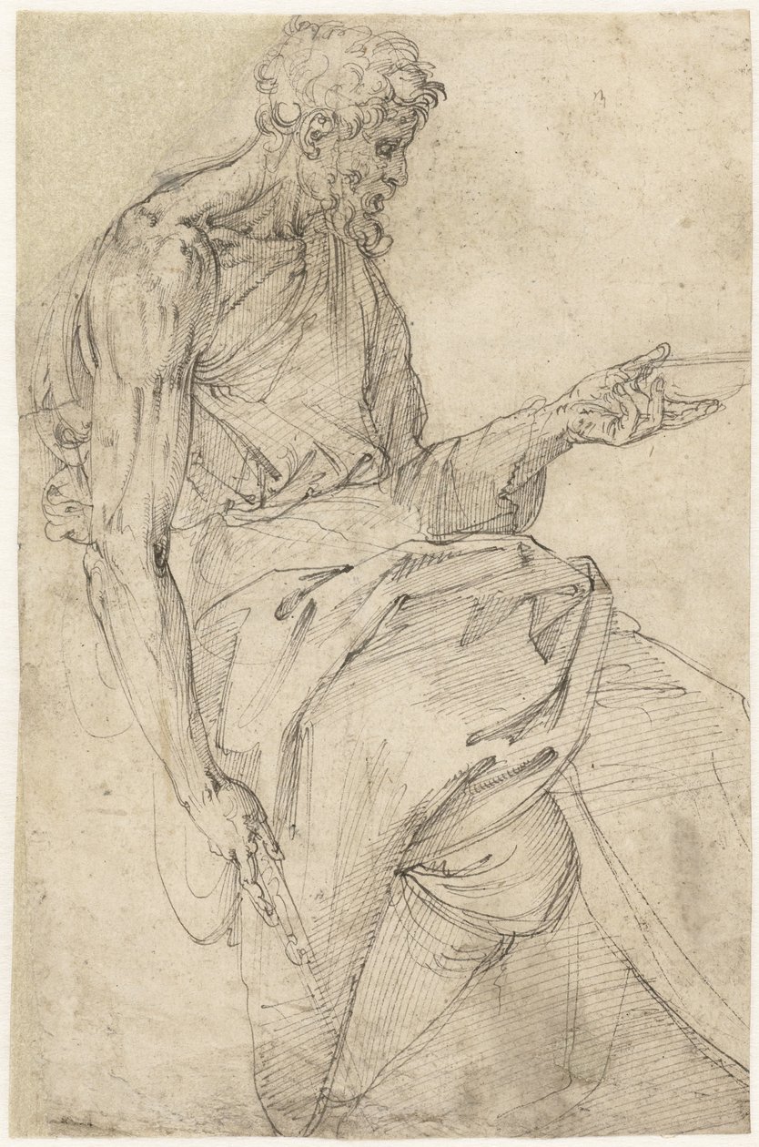 Johannes Döparen sitter av Battista Franco