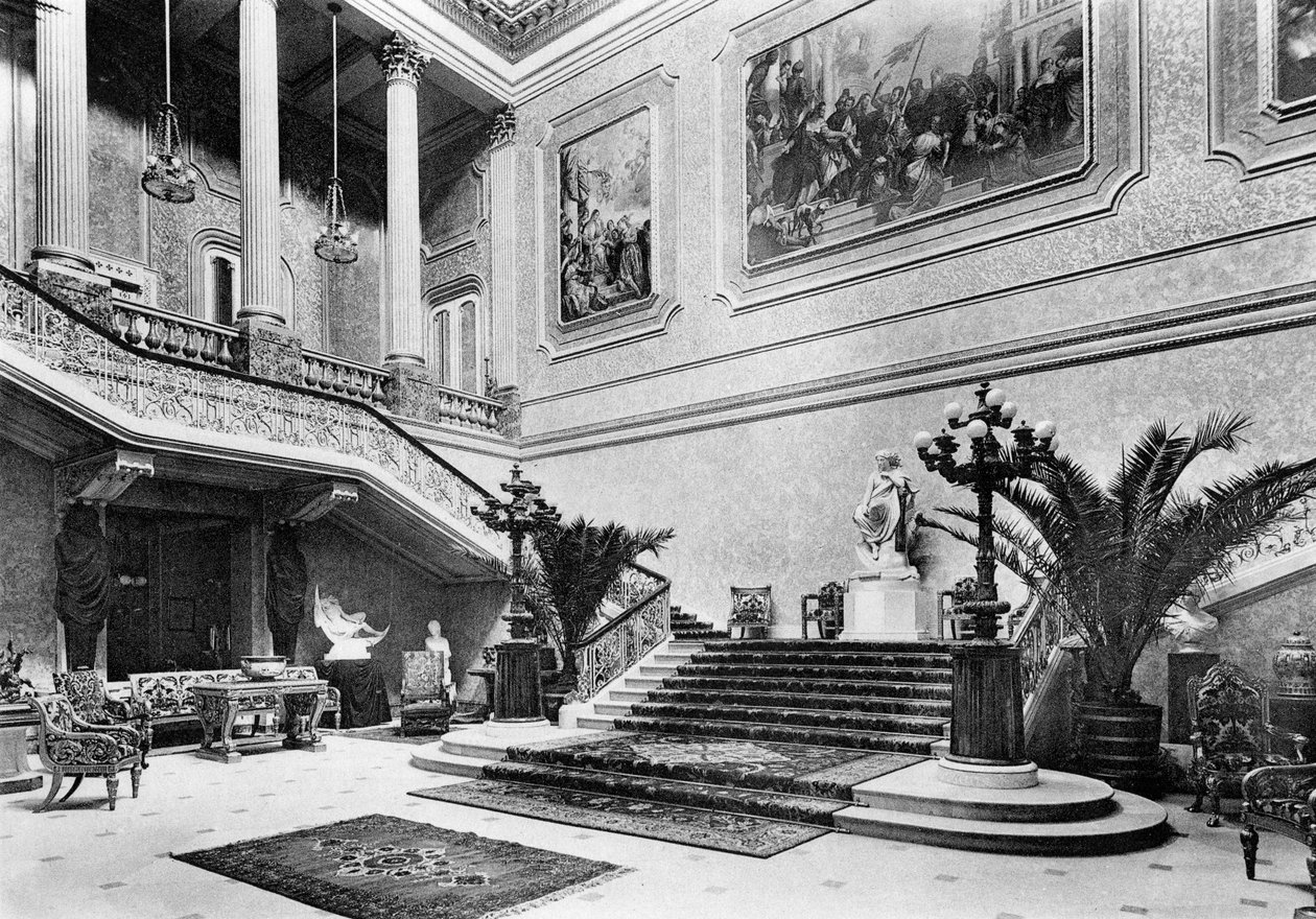 Den stora salen, Stafford House, 1908. av Bedford Lemere and Company