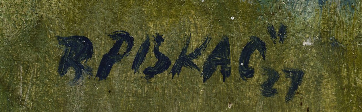 Bedřich Pisko - Signatur av Bedřich Piskač