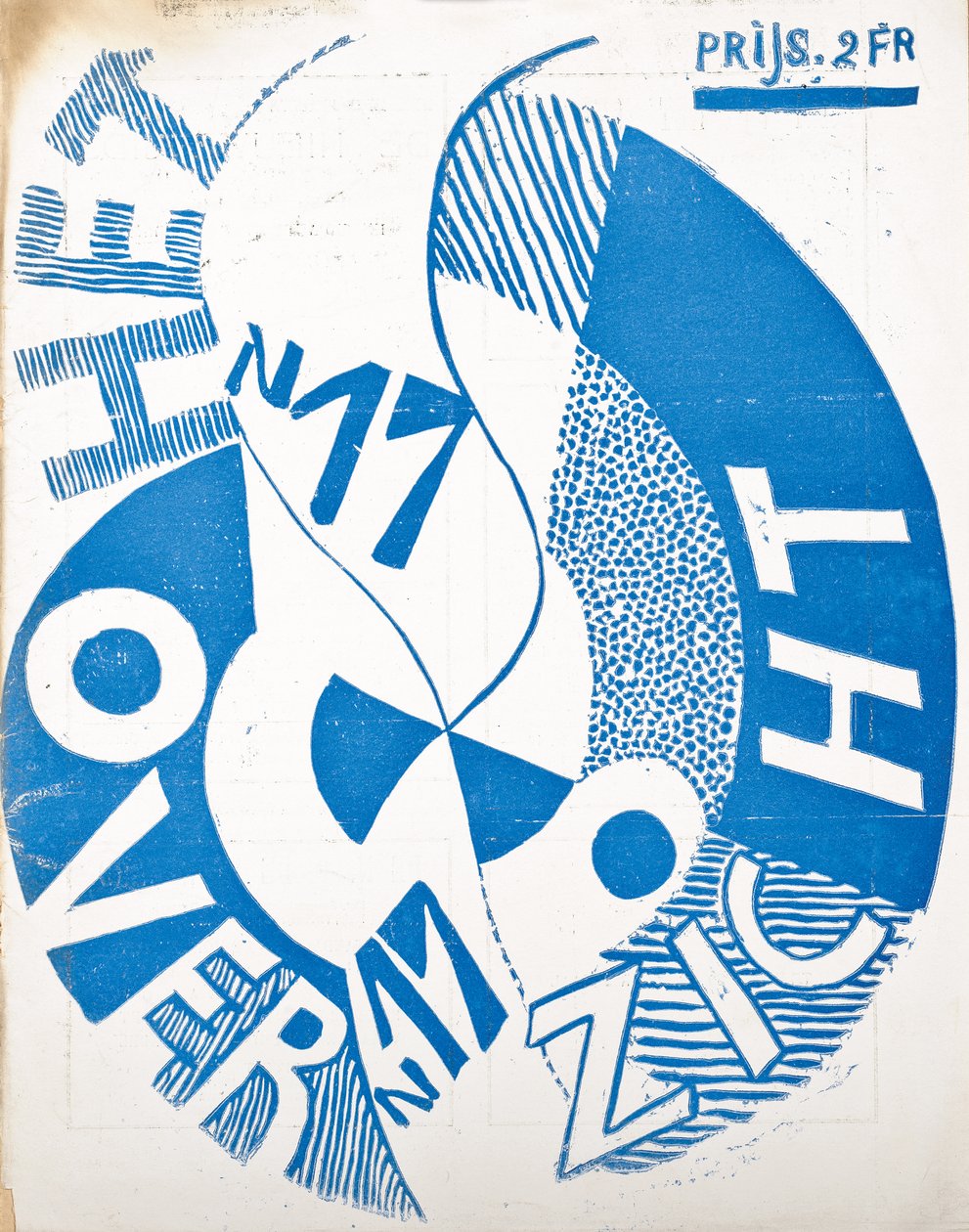 Omslag till tidningen "The Overview", ca. 1922-1925 av Belgian School