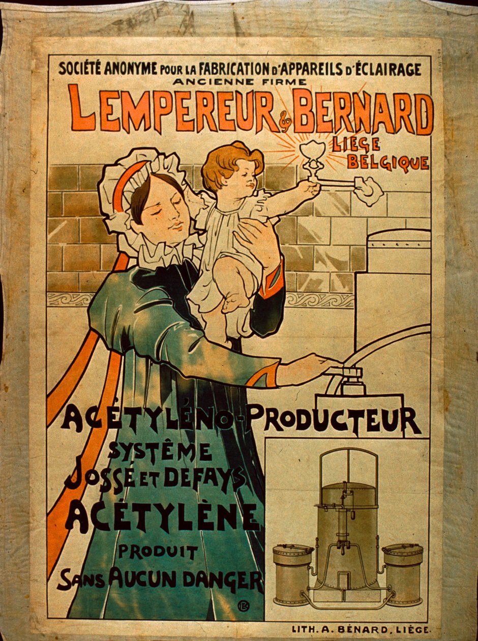 Lempereur & Bernard Acetylene Lighting av Belgian School