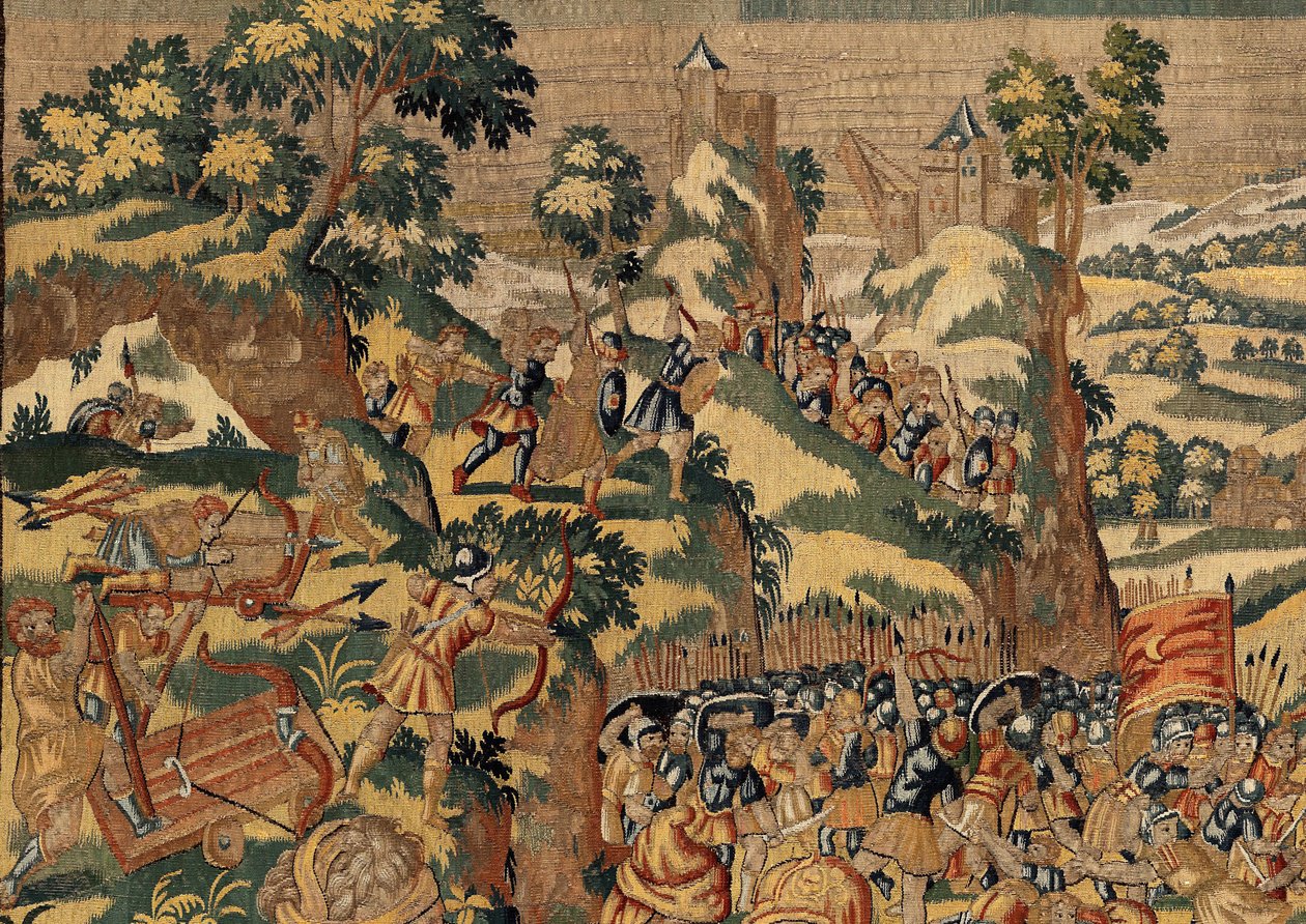 Berättelsen om Cyrus II den store, ca 1590 (gobeläng) av Belgian School