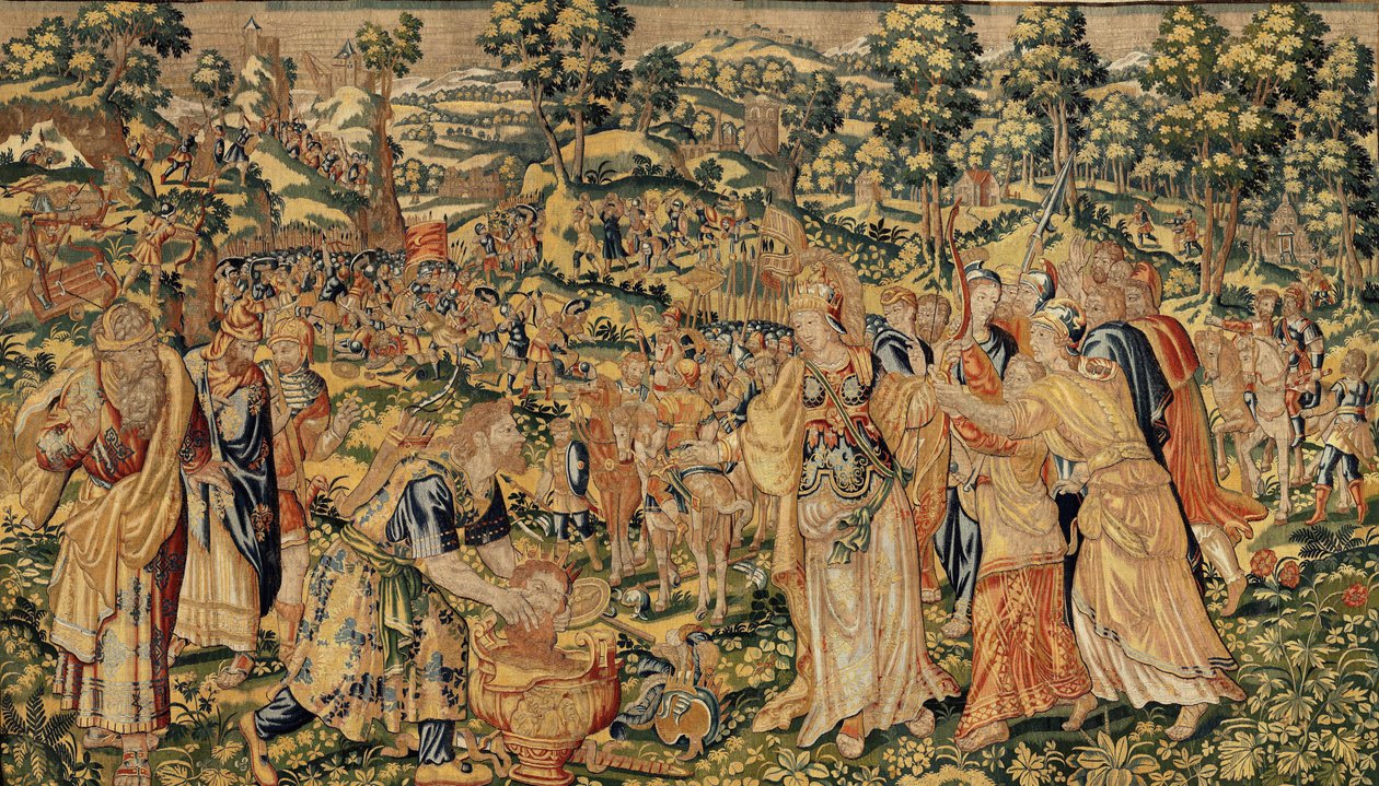 Berättelsen om Cyrus II den store, ca 1590 (gobeläng) av Belgian School
