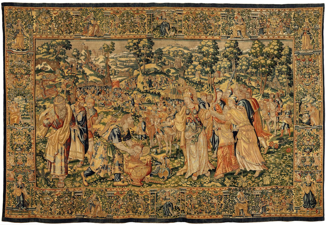 Berättelsen om Cyrus II den store, ca 1590 (gobeläng) av Belgian School