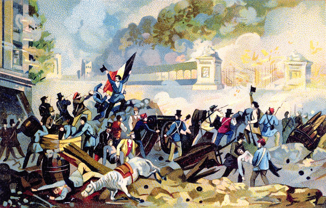 Vallonska frivilliga attackerade den 23 oktober 1830 under den holländska invasionen av Belgien för att försöka återhämta kontrollen av Belgian School