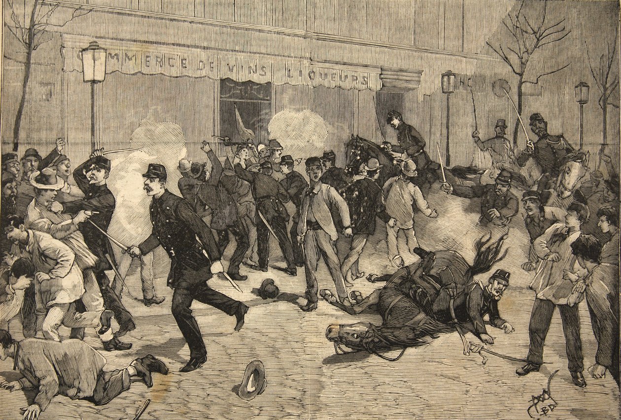 The Riot at Clichy, Frankrike, från 