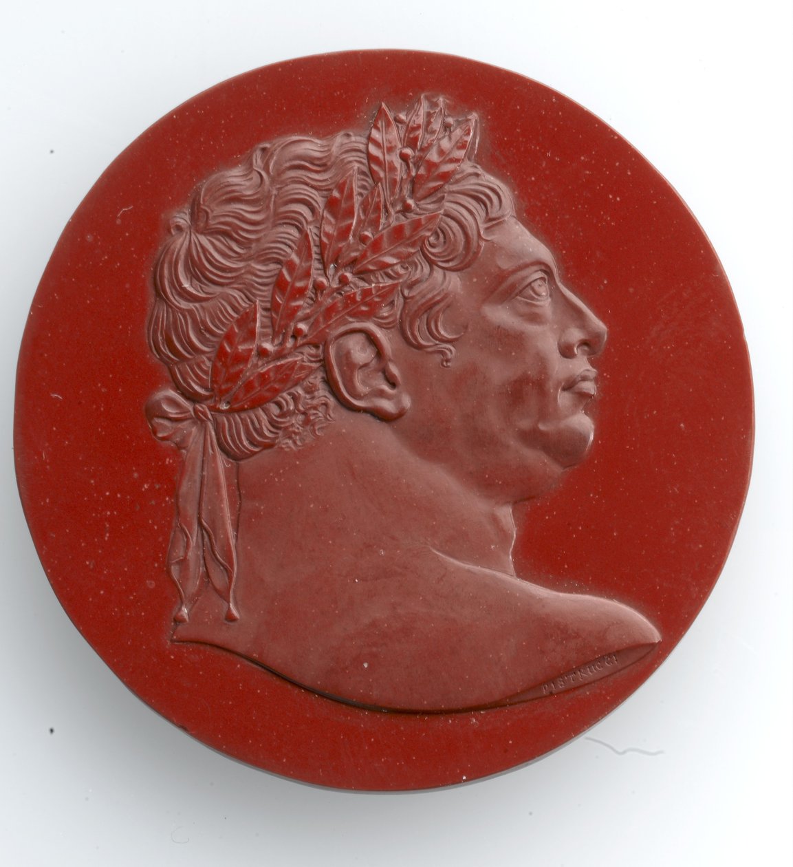 Kamé av Georg III, 1816 (jaspis) av Benedetto Pistrucci