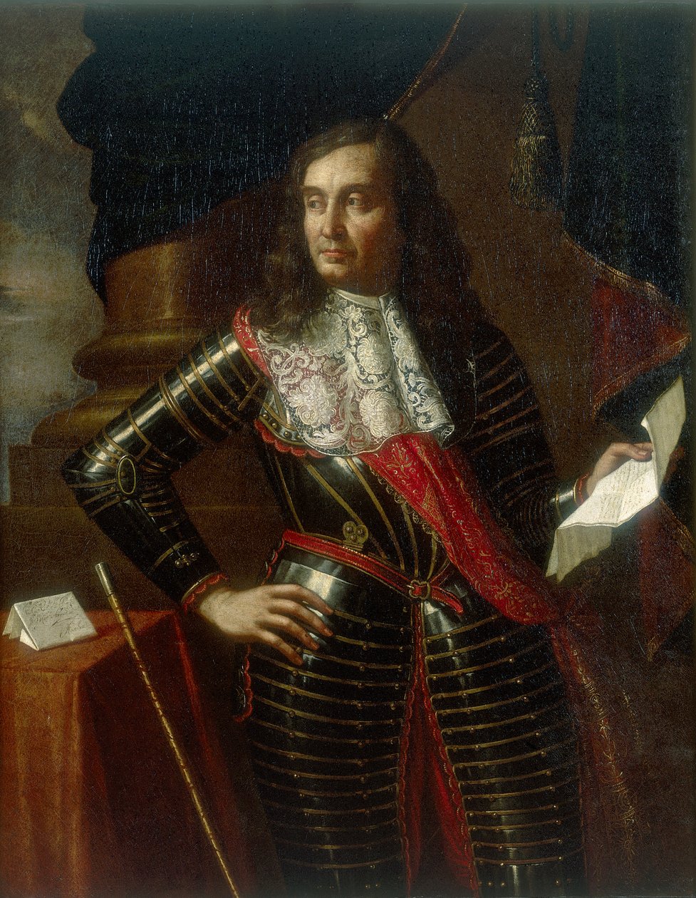 Porträtt av Alfonso Gonzaga, greve av Novellara av Benedetto and Cesare 1637 88 Gennari