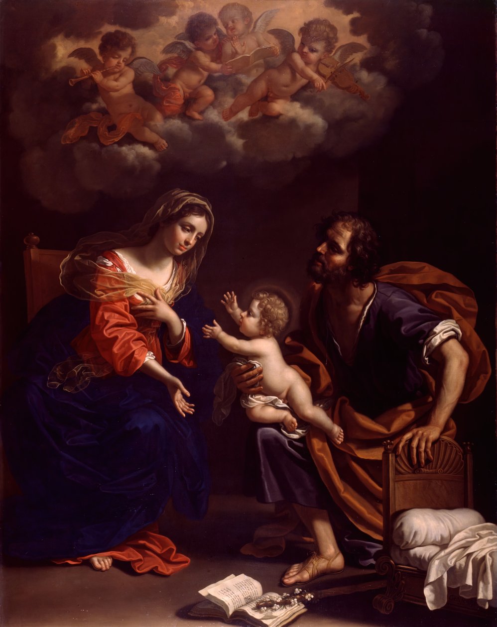 Den heliga familjen, 1682. av Benedetto Gennari