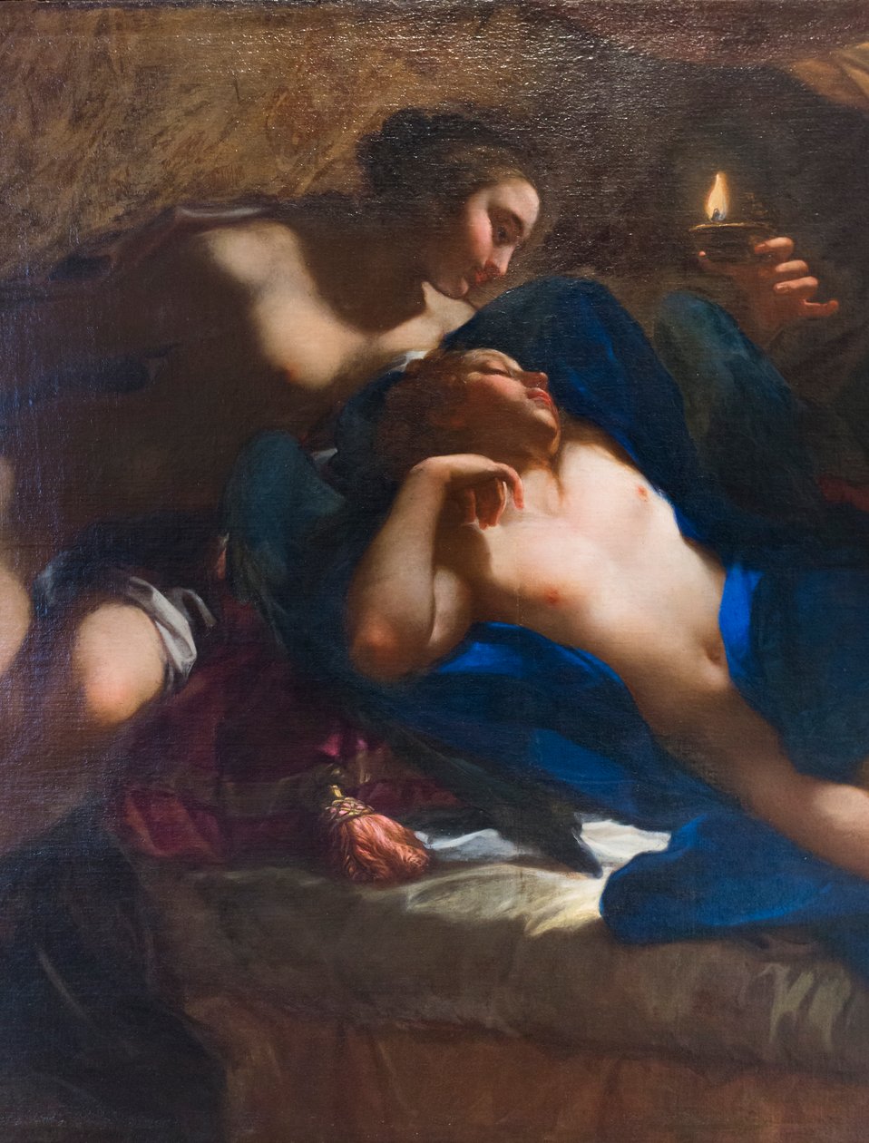 Kärlek och psyke, detalj (olja på duk) av Benedetto Luti