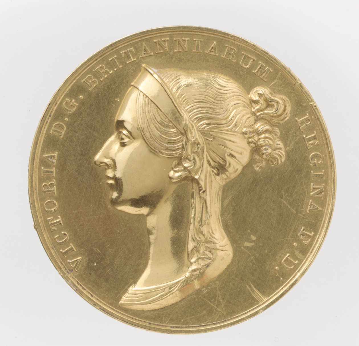 Drottning Victorias kröningsmedalj av Benedetto Pistrucci