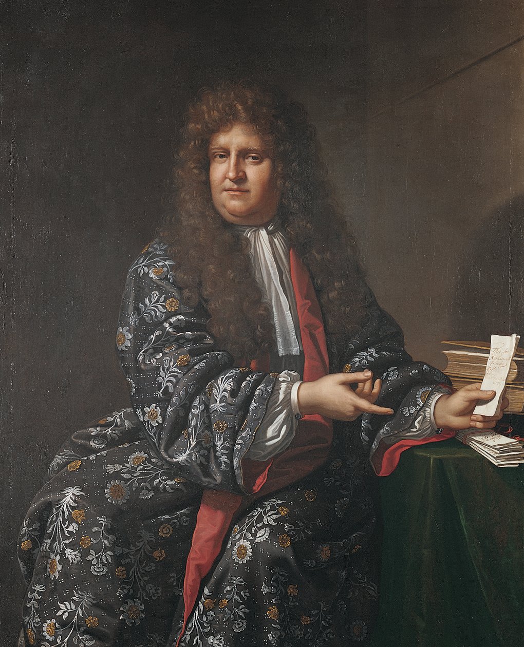 Porträtt av Nathaniel Chomley av Benedetto the Younger Gennari