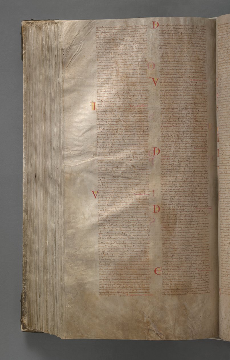 The Codex Gigas ( Giant Book) av Benedictine monastery of Podlažice