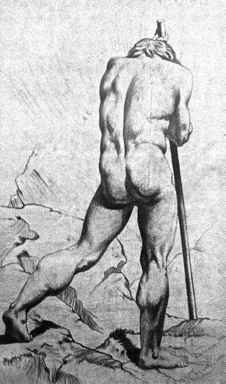  Estudo de Academia - Nu Masculinon av Benedito Calixto