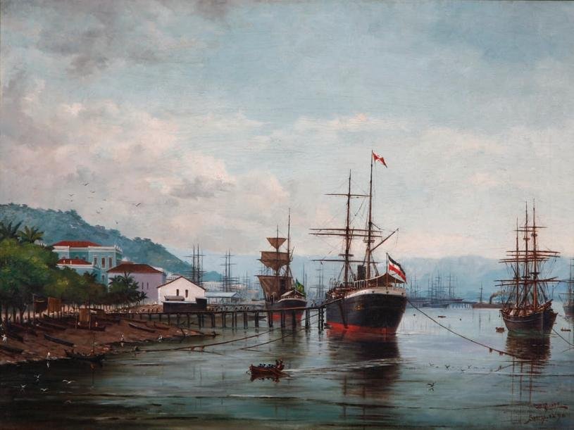  Porto de Santosn av Benedito Calixto