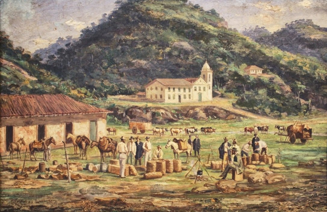  Rancho Grande dos Tropeirosn av Benedito Calixto