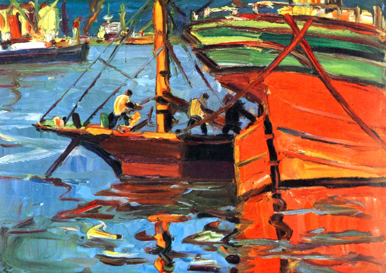"En solig dag i Buenos Aires", 1930. av Benito Quinquela Martin