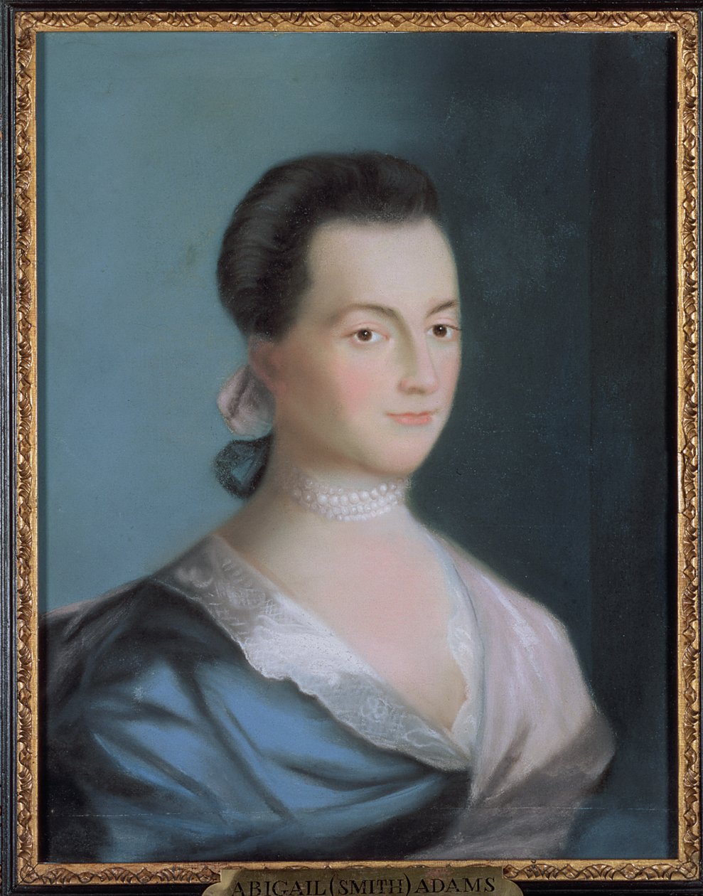 Abigail Smith Adams, ca 1766 (pastell på papper) av Benjamin Blyth