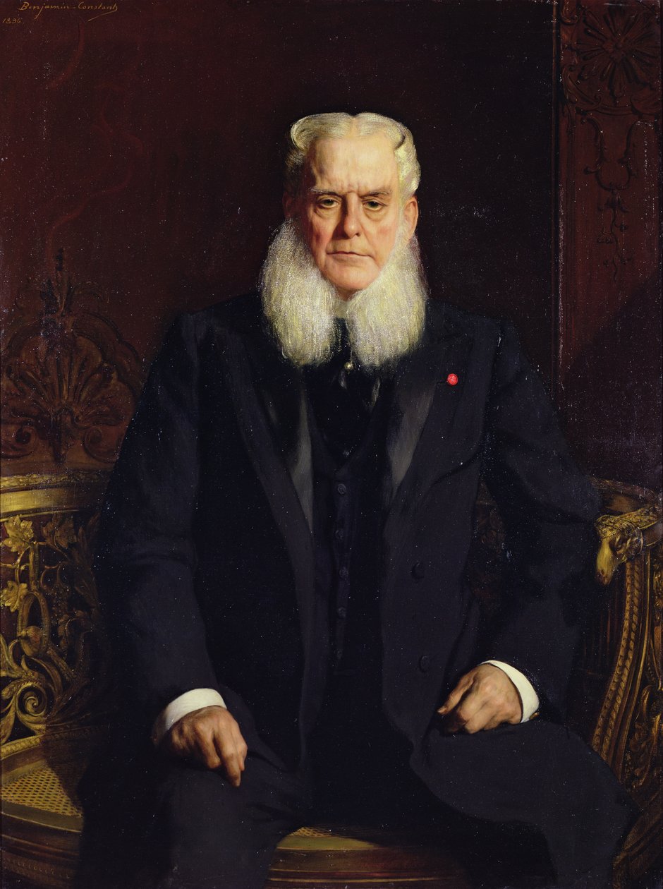 Porträtt av Alfred Chauchard (1821-1909) 1896 av Jean Joseph Benjamin Constant