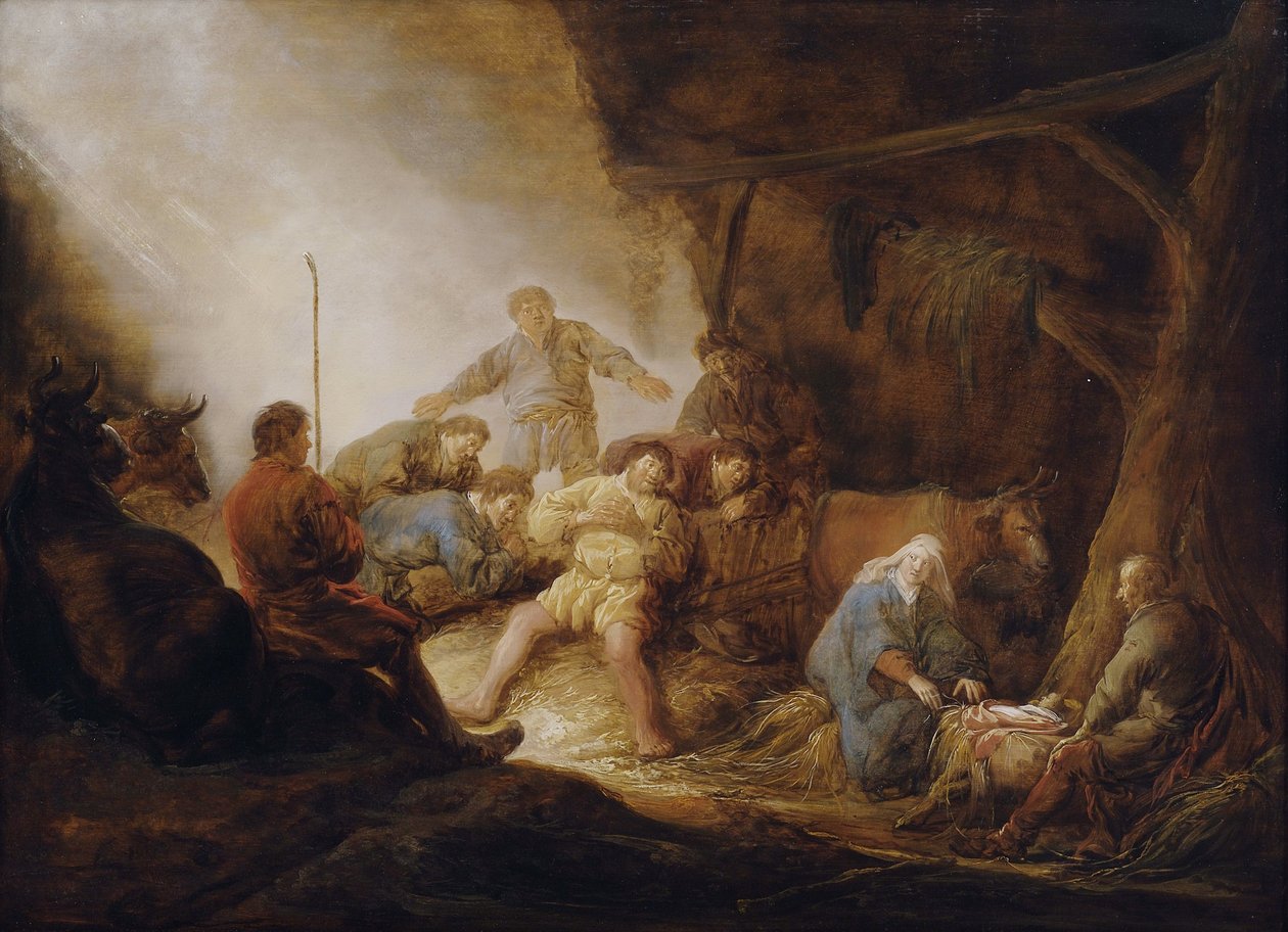 Adoration av herdarna av Benjamin Gerritsz. Cuyp