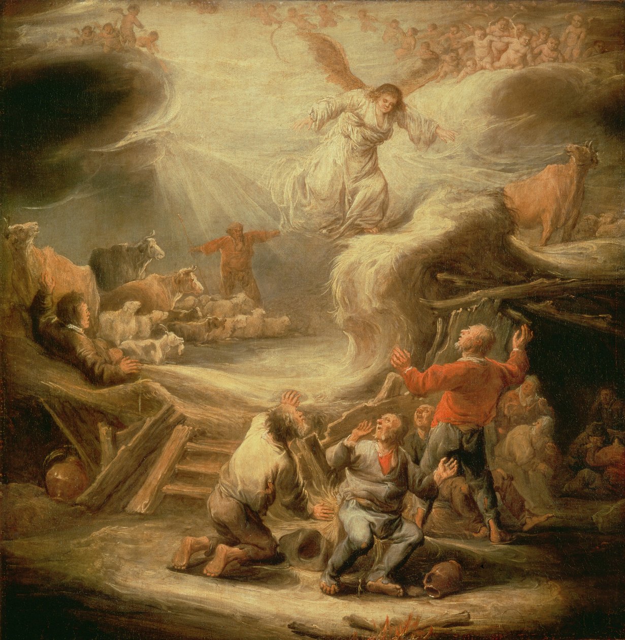 O le Folafolaga i le Au Leoleo Mamoe na faasolosolo atu av Benjamin Gerritsz. Cuyp