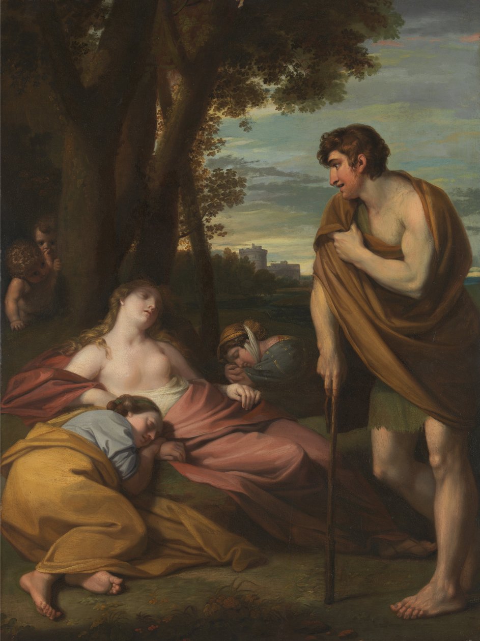 Cymon och Iphigenia av Benjamin West