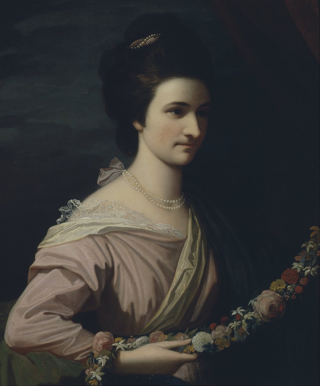 Fröken Elizabeth Milward av Benjamin West