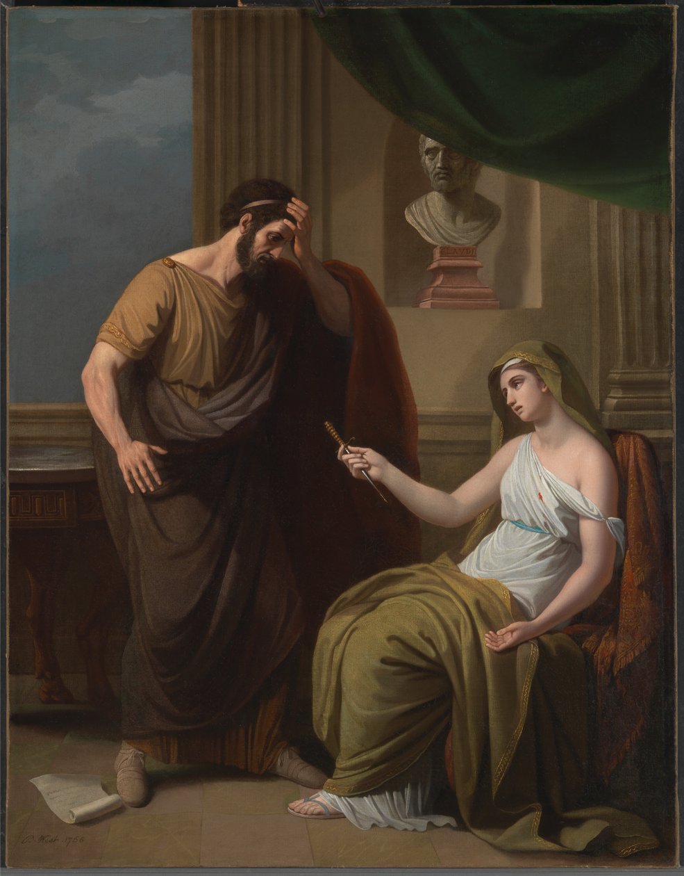 Paetus och Arria av Benjamin West
