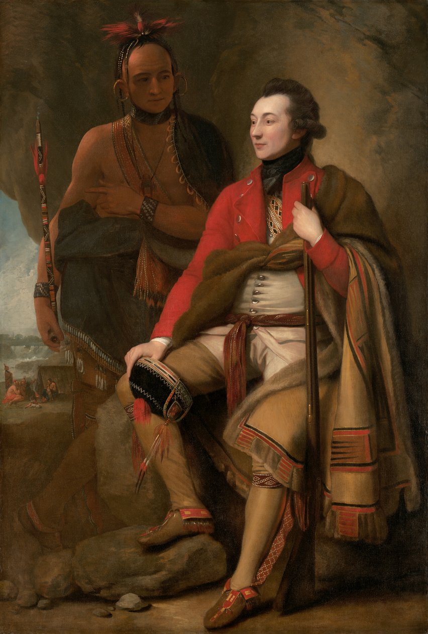 Porträt des Colonel Guy Johnson av Benjamin West