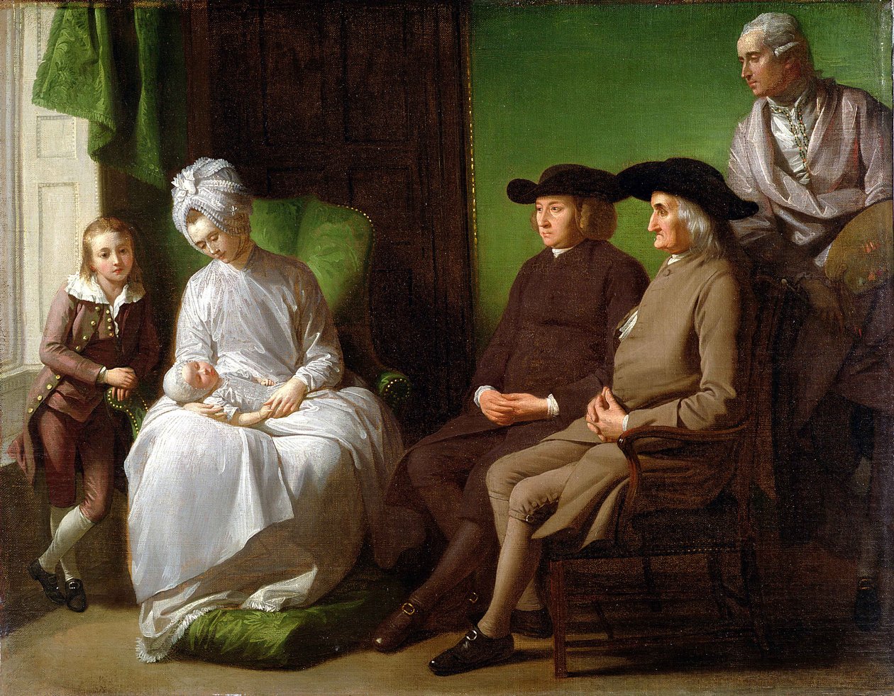 Konstnärens familj av Benjamin West
