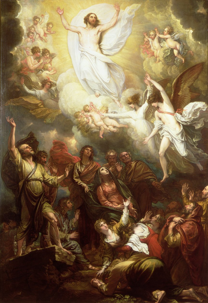 Himmelsfärden av Benjamin West