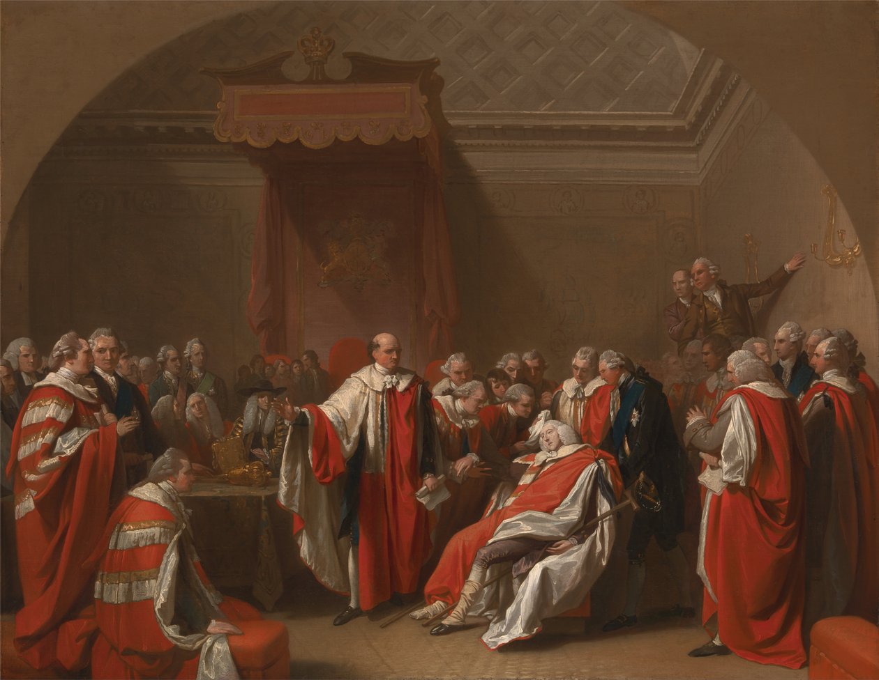 Chathams död av Benjamin West