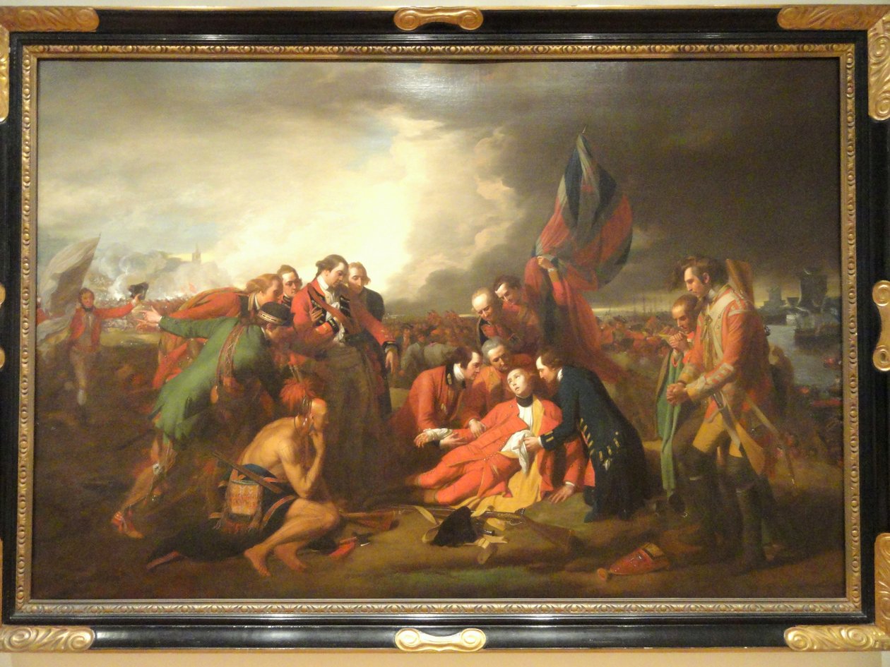 The Death of General Wolfe av Benjamin West