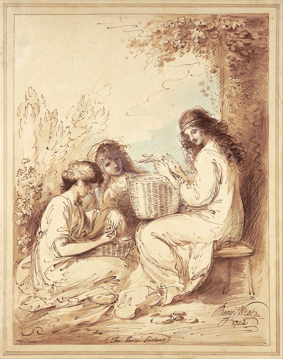 De tre systrarna av Benjamin West