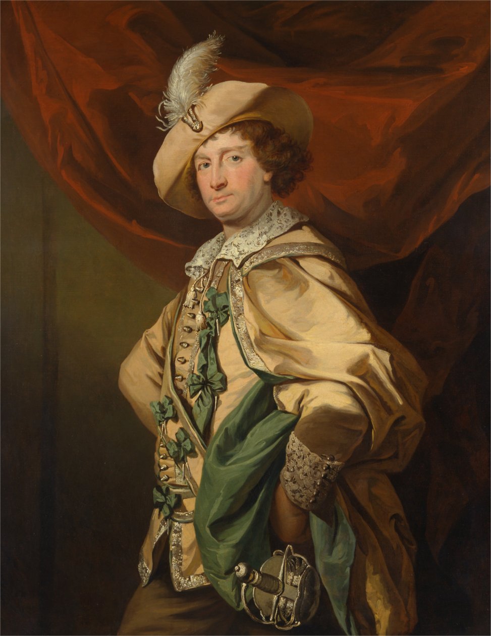Henry Woodward som Petruchio i Catherine och Petruchio, en version av Garrick av av Benjamin van der Gucht