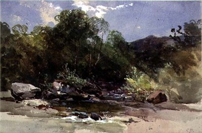 Väg som leder till Pont Aberglaslyn, utsikt över Vale of Ffestiniog, norra Wales av Benjamin Barker