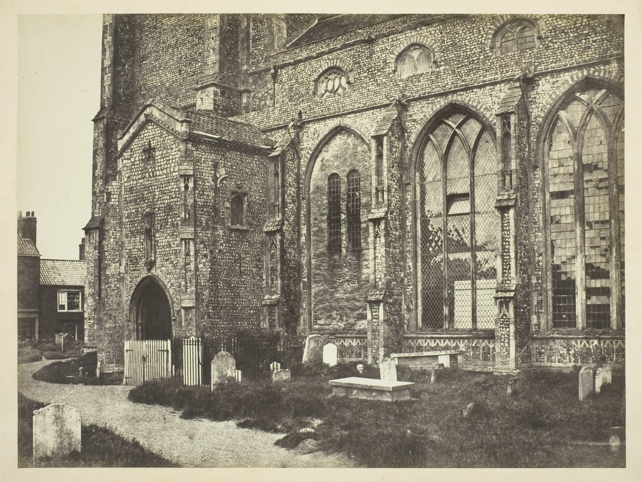 Södra sidan av Cromers kyrka av Benjamin Brecknell Turner