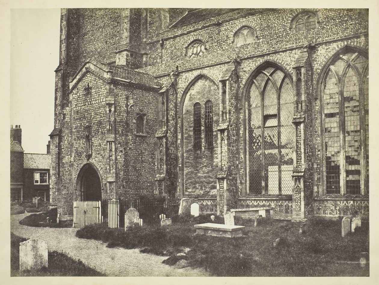 Southside of Cromer Church, ca. 1850-talet. av Benjamin Brecknell Turner