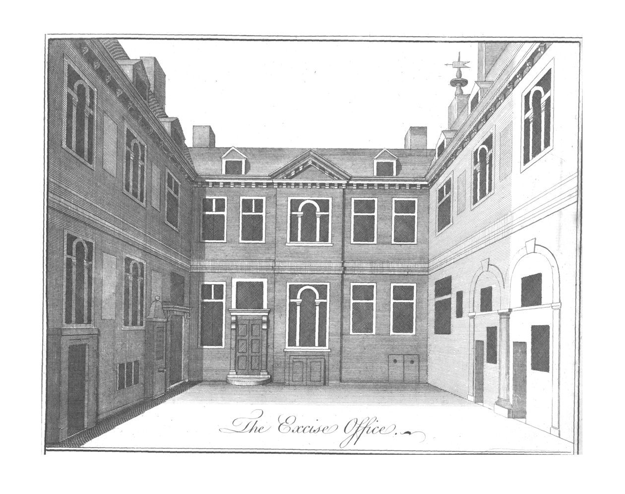 Skatteverket., c1756 av Benjamin Cole