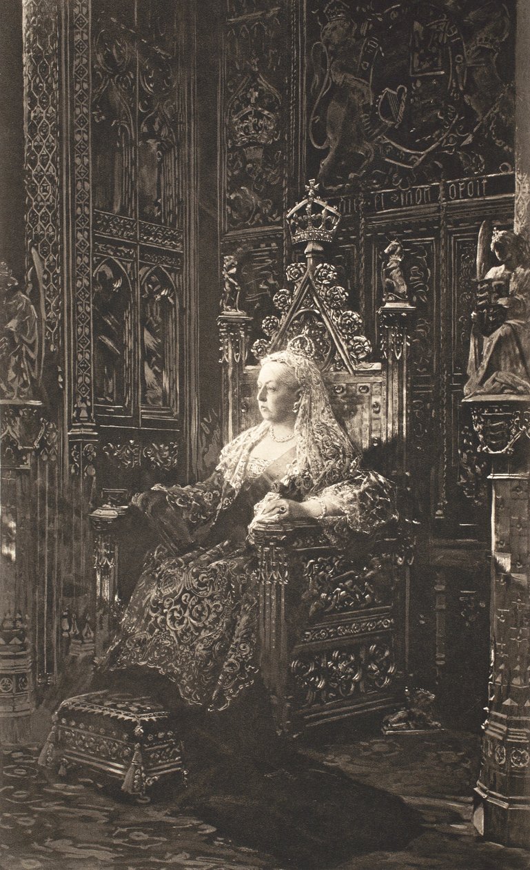Drottning Victoria, 1901. av Benjamin Constant