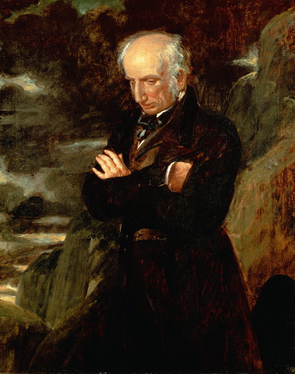 Porträtt av William Wordsworth (1770-1850) 1842 av Benjamin Haydon