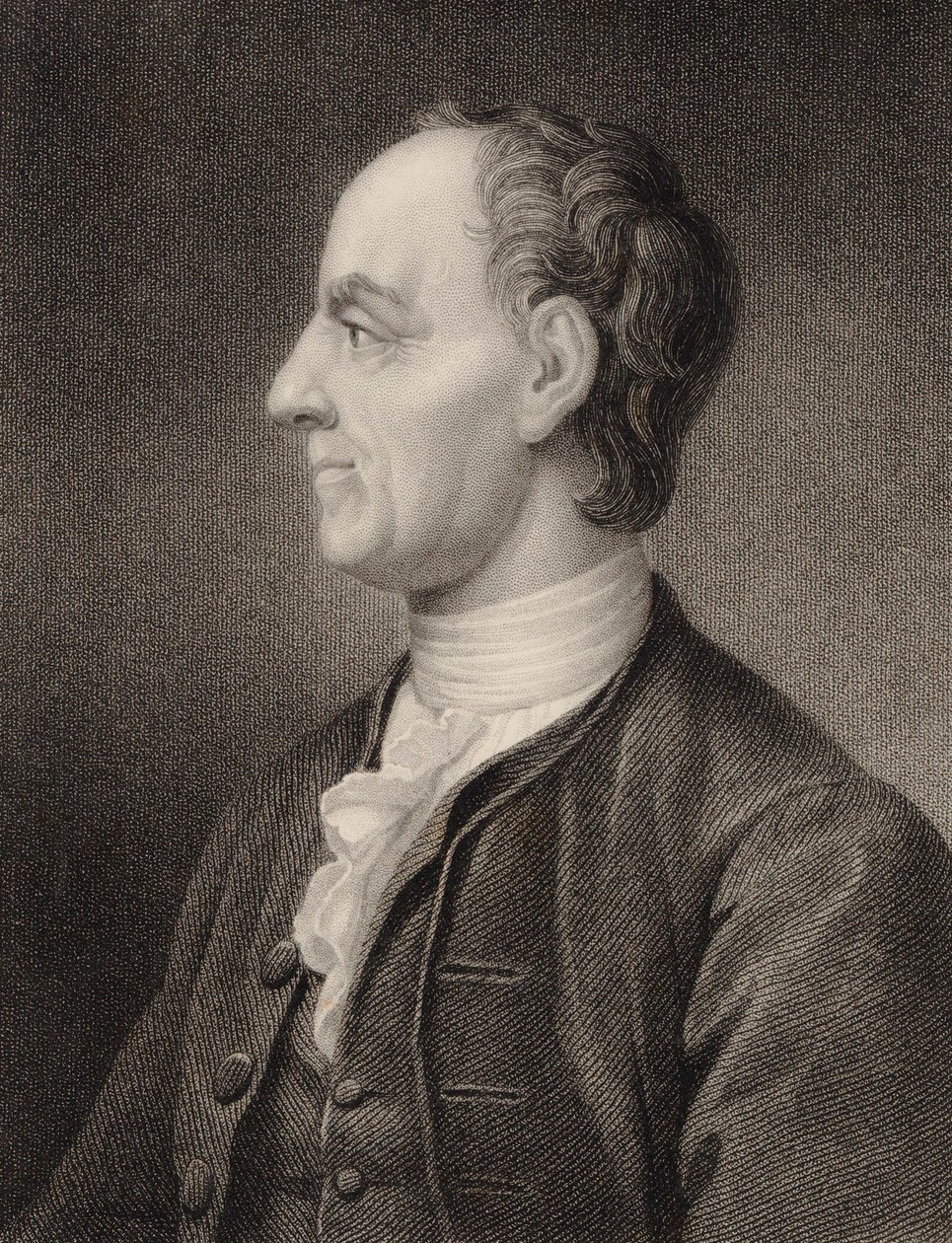 Porträtt av matematikern Leonhard Euler 1707-1783, 1850. av Benjamin Holl