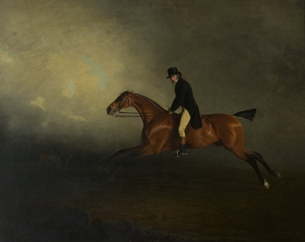 Archibald Kennedy, 12:e jarl av Cassillis, senare 1:a markis av Ailsa, rider en match från Culzean till Glasgow av Benjamin Marshall