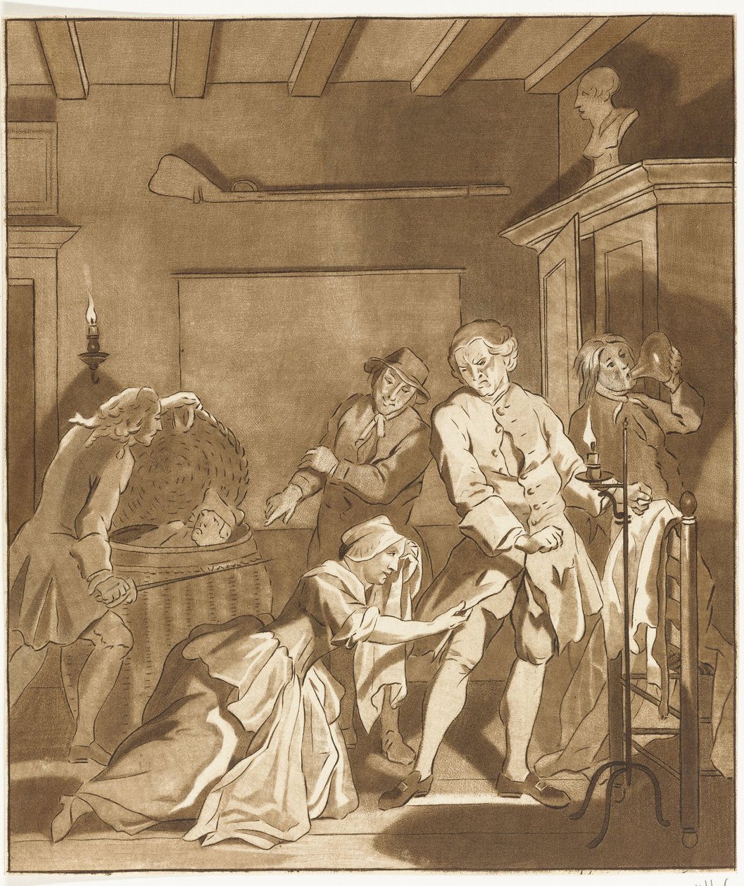 Upptäckten av en älskare The False Virtue Discovered (serietitel) av Benjamin Martini
