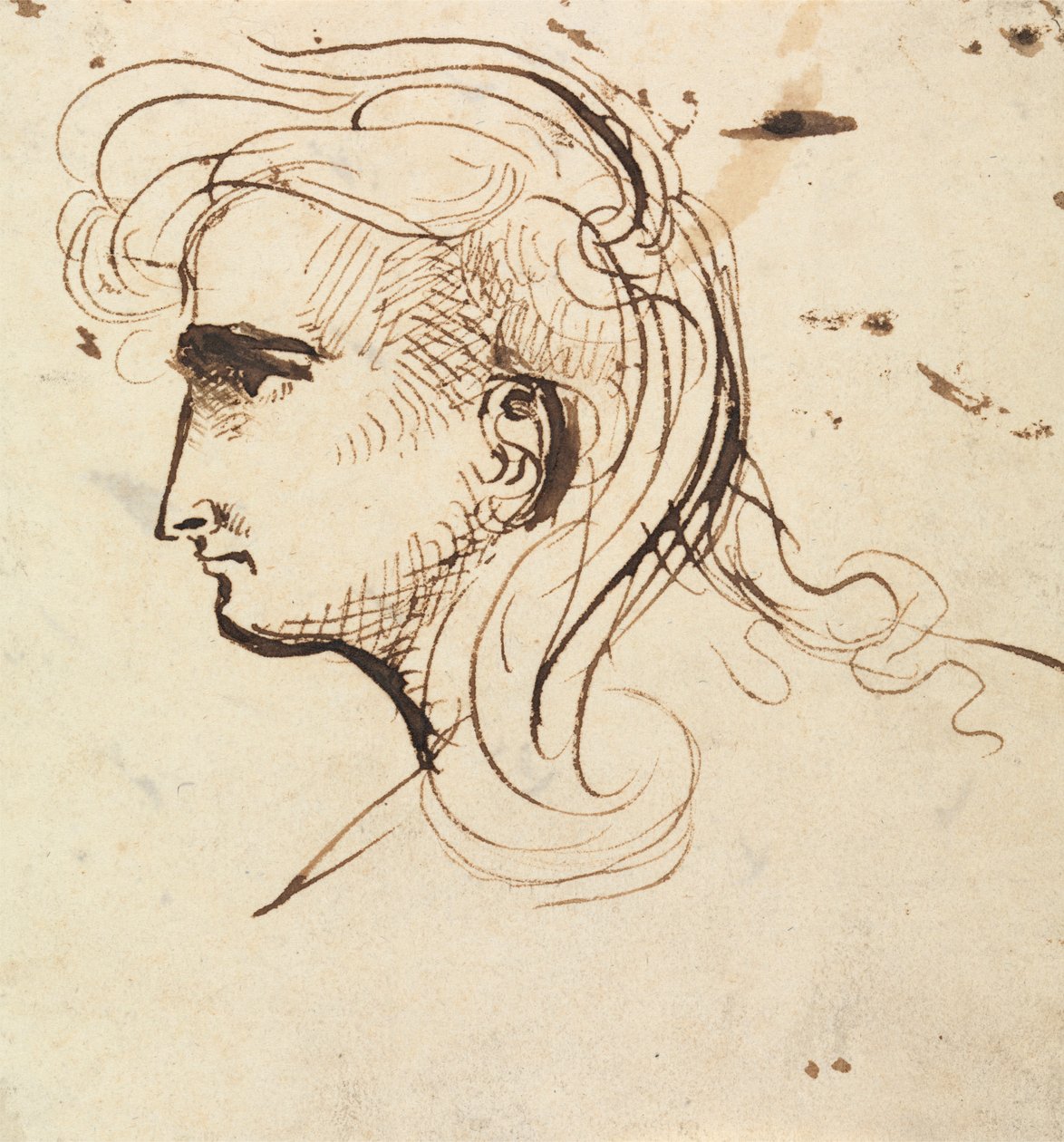Huvudstudie av Benjamin Robert Haydon