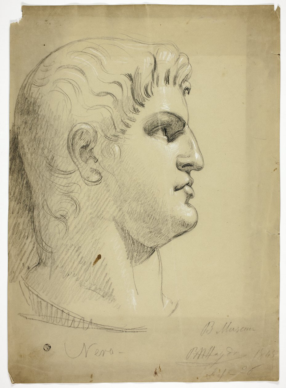 Chef för Nero på British Museum av Benjamin Robert Haydon